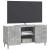 Cabinet TV Gri Beton 102 x 34,5 x 52 cm Lemn prelucrat GartenMobel Dekor