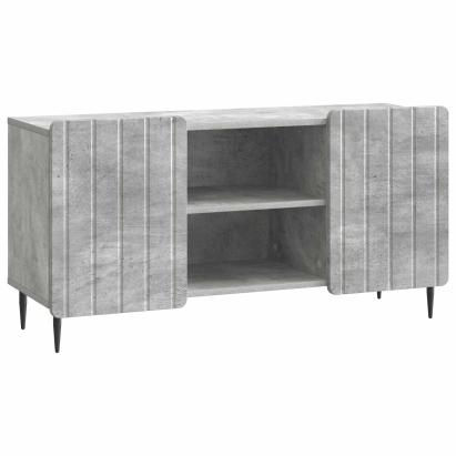 Cabinet TV Gri Beton 102 x 34,5 x 52 cm Lemn prelucrat GartenMobel Dekor