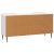 Cabinet TV Alb foarte lucios 102 x 34,5 x 52 cm Lemn prelucrat GartenMobel Dekor