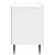 Cabinet TV Alb foarte lucios 102 x 34,5 x 52 cm Lemn prelucrat GartenMobel Dekor