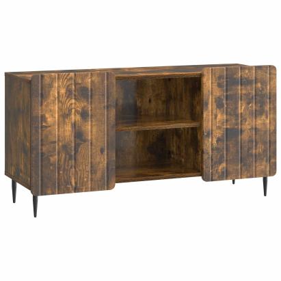 Cabinet TV Stejar fumuriu 102 x 34,5 x 52 cm Lemn prelucrat GartenMobel Dekor