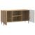 Cabinet TV Stejar Artizanal 102 x 34,5 x 52 cm Lemn prelucrat GartenMobel Dekor