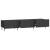 Cabinet TV cu sertar Negru 147 x 34,5 x 32 cm Lemn prelucrat GartenMobel Dekor