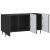 Cabinet TV Negru 99 x 34,5 x 52 cm Lemn prelucrat GartenMobel Dekor