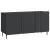 Cabinet TV Negru 99 x 34,5 x 52 cm Lemn prelucrat GartenMobel Dekor