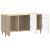 Cabinet TV Stejar Sonoma 99 x 34,5 x 52 cm Lemn prelucrat GartenMobel Dekor