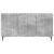 Cabinet TV Gri Beton 99 x 34,5 x 52 cm Lemn prelucrat GartenMobel Dekor