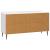 Cabinet TV Alb foarte lucios 99 x 34,5 x 52 cm Lemn prelucrat GartenMobel Dekor