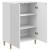 Bufet Alb foarte lucios 66 x 34,5 x 90 cm Lemn prelucrat GartenMobel Dekor