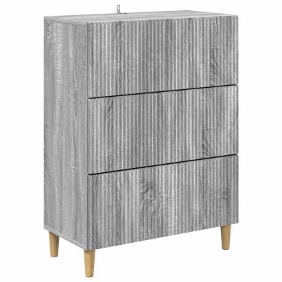 Dulap cu sertare Sonoma gri 66 x 34,5 x 90 cm Lemn prelucrat GartenMobel Dekor