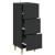 Dulap cu sertare Negru 33 x 34,5 x 90 cm Lemn prelucrat GartenMobel Dekor