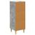 Dulap cu sertare Gri Beton 33 x 34,5 x 90 cm Lemn prelucrat GartenMobel Dekor
