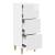 Dulap cu sertare Alb foarte lucios 33 x 34,5 x 90 cm GartenMobel Dekor