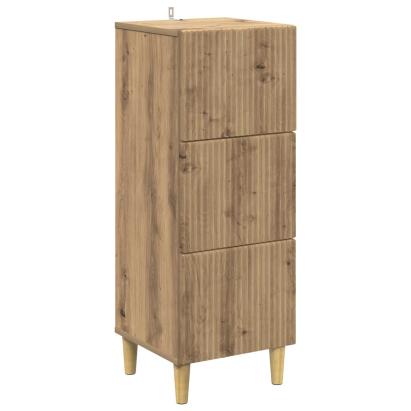Dulap cu sertare Stejar Artizanal 33 x 34,5 x 90 cm GartenMobel Dekor