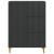 Bufet cu sertar Negru 66 x 34,5 x 90 cm Lemn prelucrat GartenMobel Dekor