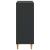 Bufet cu sertar Negru 66 x 34,5 x 90 cm Lemn prelucrat GartenMobel Dekor