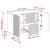 Bufet cu sertar Gri Beton 89 x 34,5 x 60 cm Lemn prelucrat GartenMobel Dekor