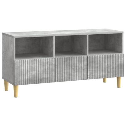 Cabinet TV Gri Beton 102 x 34,5 x 50 cm Lemn prelucrat GartenMobel Dekor