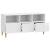 Cabinet TV Alb foarte lucios 102 x 34,5 x 50 cm Lemn prelucrat GartenMobel Dekor