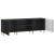 Cabinet TV Negru 150 x 31 x 50 cm Lemn prelucrat GartenMobel Dekor