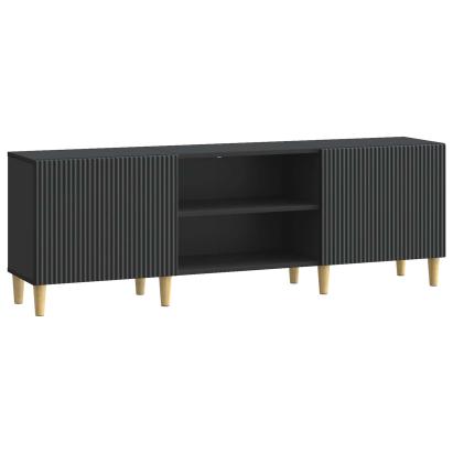 Cabinet TV Negru 150 x 31 x 50 cm Lemn prelucrat GartenMobel Dekor
