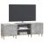 Cabinet TV Gri Beton 150 x 31 x 50 cm Lemn prelucrat GartenMobel Dekor