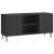 Cabinet TV Negru 102 x 34,5 x 50 cm Lemn prelucrat GartenMobel Dekor