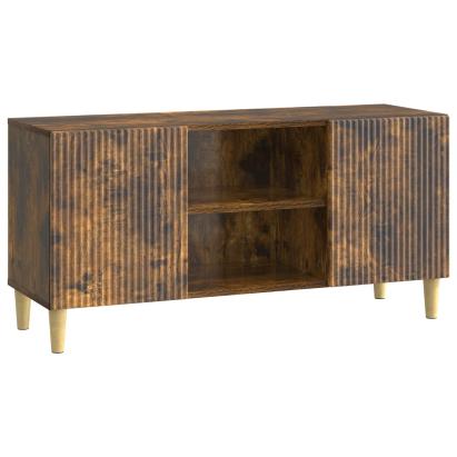 Cabinet TV Stejar fumuriu 102 x 34,5 x 50 cm Lemn prelucrat GartenMobel Dekor