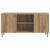 Cabinet TV Stejar Artizanal 102 x 34,5 x 50 cm Lemn prelucrat GartenMobel Dekor