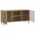 Cabinet TV Stejar Artizanal 102 x 34,5 x 50 cm Lemn prelucrat GartenMobel Dekor
