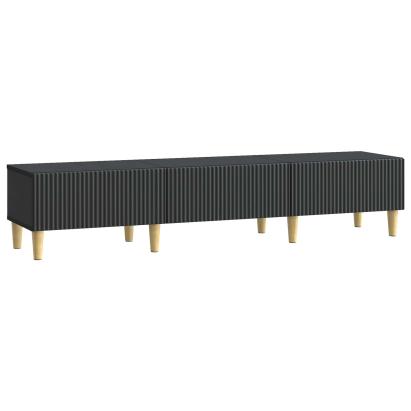 Cabinet TV cu sertar Negru 147 x 34,5 x 30 cm Lemn prelucrat GartenMobel Dekor
