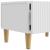 Cabinet TV Alb foarte lucios 147 x 34,5 x 30 cm Lemn prelucrat GartenMobel Dekor