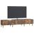 Cabinet TV Stejar fumuriu 147 x 34,5 x 30 cm Lemn prelucrat GartenMobel Dekor