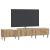 Cabinet TV Stejar Artizanal 147 x 34,5 x 30 cm Lemn prelucrat GartenMobel Dekor