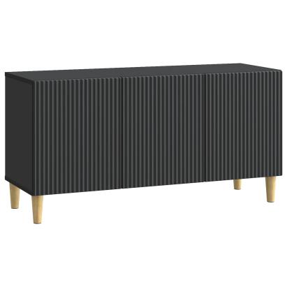 Cabinet TV Negru 99 x 34,5 x 50 cm Lemn prelucrat GartenMobel Dekor