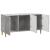 Cabinet TV Gri Beton 99 x 34,5 x 50 cm Lemn prelucrat GartenMobel Dekor
