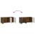 Cabinet TV Stejar fumuriu 99 x 34,5 x 50 cm Lemn prelucrat GartenMobel Dekor