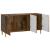 Cabinet TV Stejar fumuriu 99 x 34,5 x 50 cm Lemn prelucrat GartenMobel Dekor