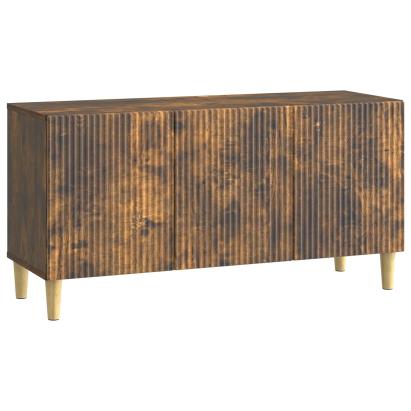 Cabinet TV Stejar fumuriu 99 x 34,5 x 50 cm Lemn prelucrat GartenMobel Dekor