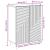 Bufet Stejar Sonoma 66 x 34,5 x 89,5 cm Lemn prelucrat GartenMobel Dekor