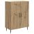 Bufet Stejar Artizanal 66 x 34,5 x 89,5 cm Lemn prelucrat GartenMobel Dekor