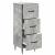 Dulap cu sertare Gri Beton 33 x 34,5 x 89,5 cm Lemn prelucrat GartenMobel Dekor
