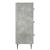 Dulap cu sertare Gri Beton 33 x 34,5 x 89,5 cm Lemn prelucrat GartenMobel Dekor