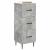 Dulap cu sertare Gri Beton 33 x 34,5 x 89,5 cm Lemn prelucrat GartenMobel Dekor