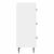 Dulap cu sertare Alb foarte lucios 33 x 34,5 x 89,5 cm GartenMobel Dekor
