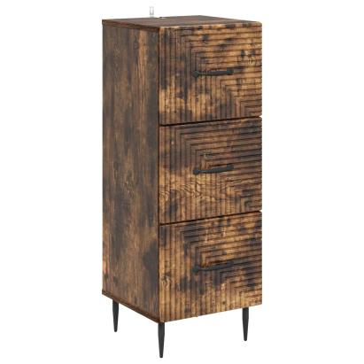 Dulap cu sertare Stejar fumuriu 33 x 34,5 x 89,5 cm GartenMobel Dekor