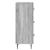 Dulap cu sertare Sonoma gri 33 x 34,5 x 89,5 cm Lemn prelucrat GartenMobel Dekor