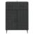Bufet cu sertar Negru 66 x 34,5 x 89,5 cm Lemn prelucrat GartenMobel Dekor