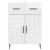 Bufet Alb foarte lucios 66 x 34,5 x 89,5 cm Lemn prelucrat GartenMobel Dekor