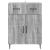 Bufet cu sertar Sonoma gri 66 x 34,5 x 89,5 cm Lemn prelucrat GartenMobel Dekor